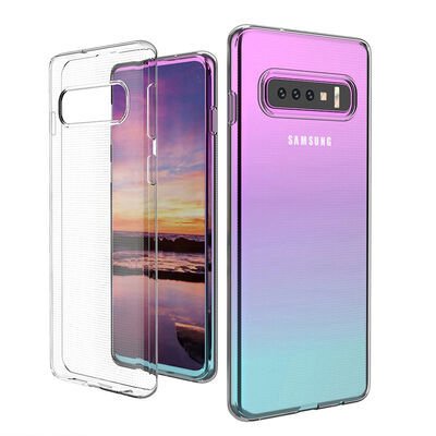 Galaxy S10 Plus Kılıf Zore Kamera Korumalı Süper Silikon Kapak