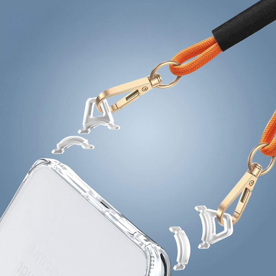 Galaxy S25 Edge Kılıf Airbagli Takılabilir Askı Aparatlı Zore Snap Silikon Kapak