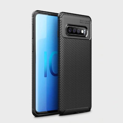 Galaxy S10 Plus Kılıf Zore Negro Silikon Kapak Siyah