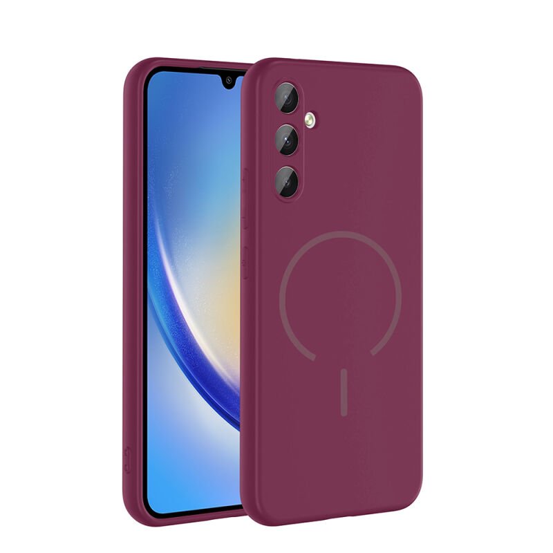 Galaxy A34 Kılıf M-safe Şarj Özellikli Zore Meta Kapak