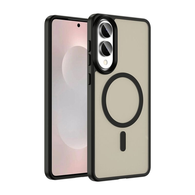 Galaxy S25 Edge Kılıf M-safe Şarj Özellikli Mat Arka Yüzey Zore Sio Kapak