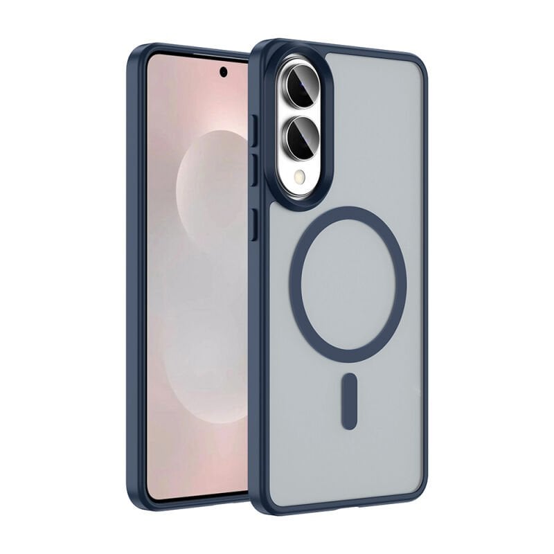 Galaxy S25 Edge Kılıf M-safe Şarj Özellikli Mat Arka Yüzey Zore Sio Kapak