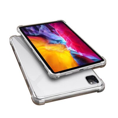 Apple iPad Pro 12.9 2020 (4.Nesil) Kılıf Zore Tablet Nitro Anti Shock Silikon Kapak Şeffaf