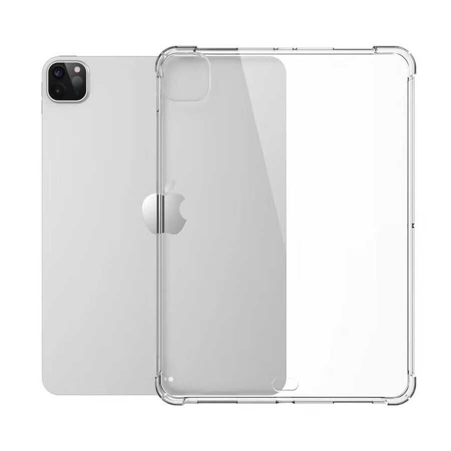 Apple iPad Pro 12.9 2020 (4.Nesil) Kılıf Zore Tablet Nitro Anti Shock Silikon Kapak Şeffaf
