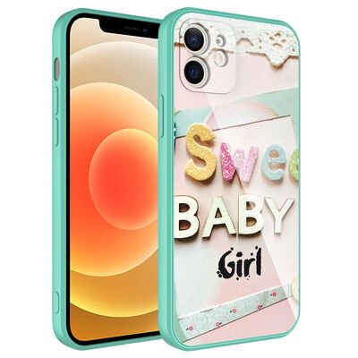 Apple iPhone 11 Kılıf Kamera Korumalı Desenli Sert Silikon Zore Epoksi Kapak