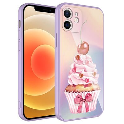 Apple iPhone 11 Kılıf Kamera Korumalı Desenli Sert Silikon Zore Epoksi Kapak