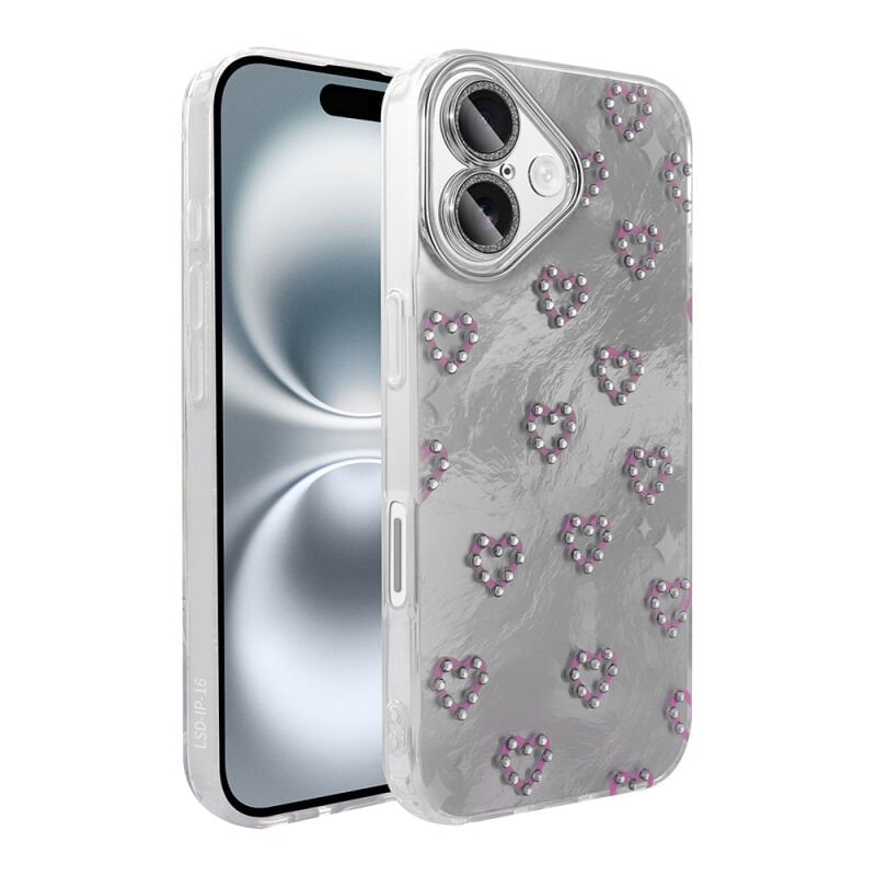 Apple iPhone 16 Kılıf Kamera Korumalı Figürlü Zore Ponti Silikon Kapak