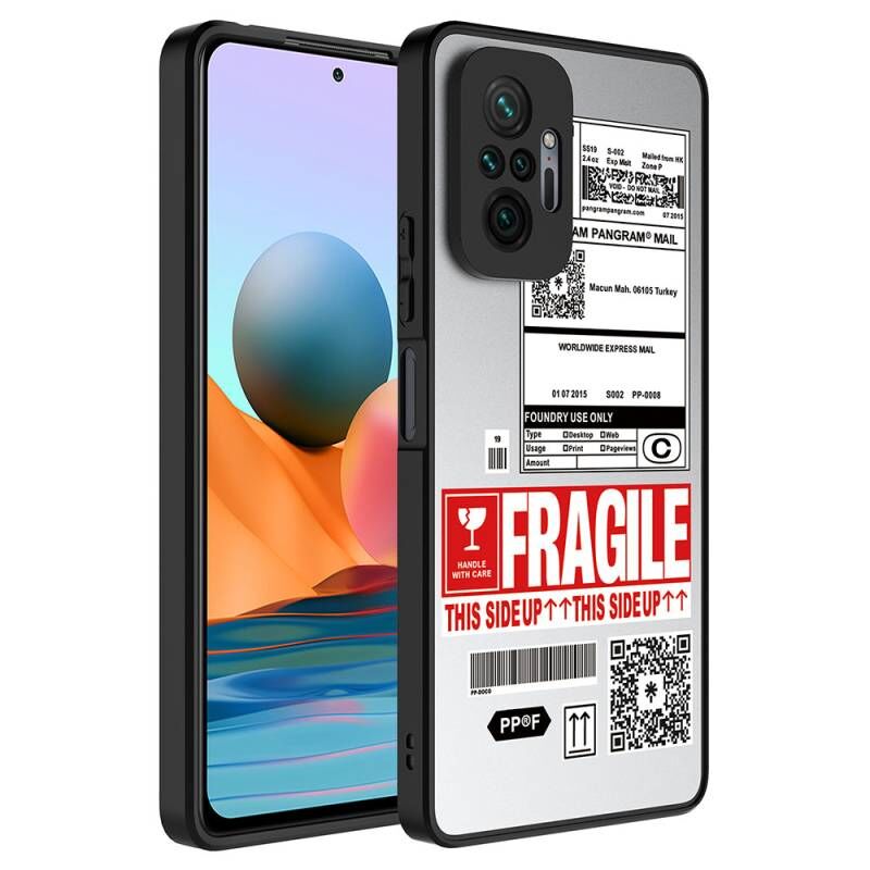 Xiaomi Redmi Note 10 Pro Kılıf Aynalı Desenli Kamera Korumalı Parlak Zore Mirror Kapak