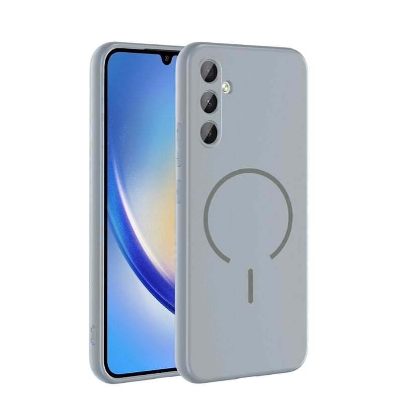 Galaxy A14 Kılıf M-safe Şarj Özellikli Zore Meta Kapak