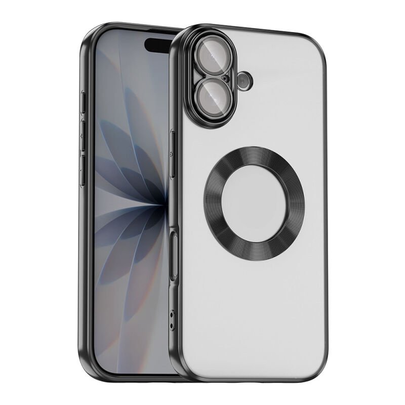 Apple iPhone 17 Kılıf Kamera Korumalı Logo Gösteren Zore Omega Kapak