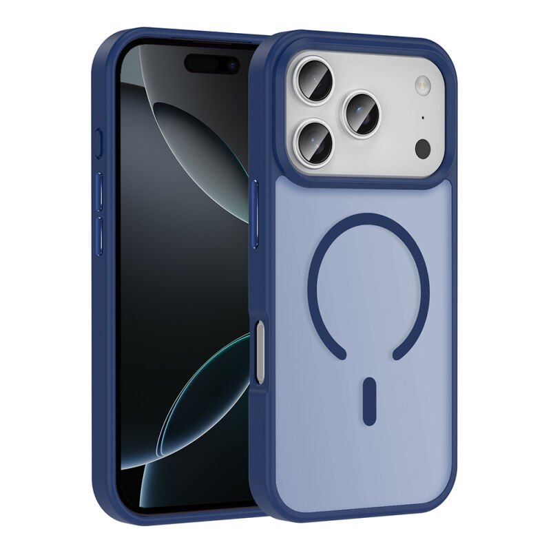 Apple iPhone 17 Pro Kılıf M-safe Şarj Özellikli Mat Arka Yüzey Zore Sio Kapak