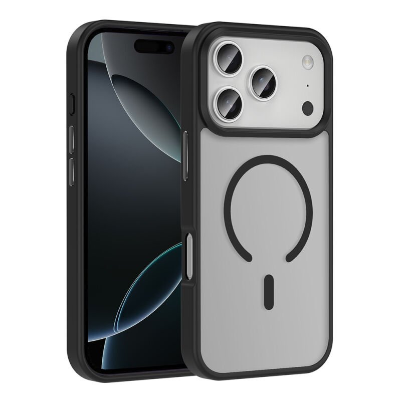 Apple iPhone 17 Pro Max Kılıf M-safe Şarj Özellikli Mat Arka Yüzey Zore Sio Kapak
