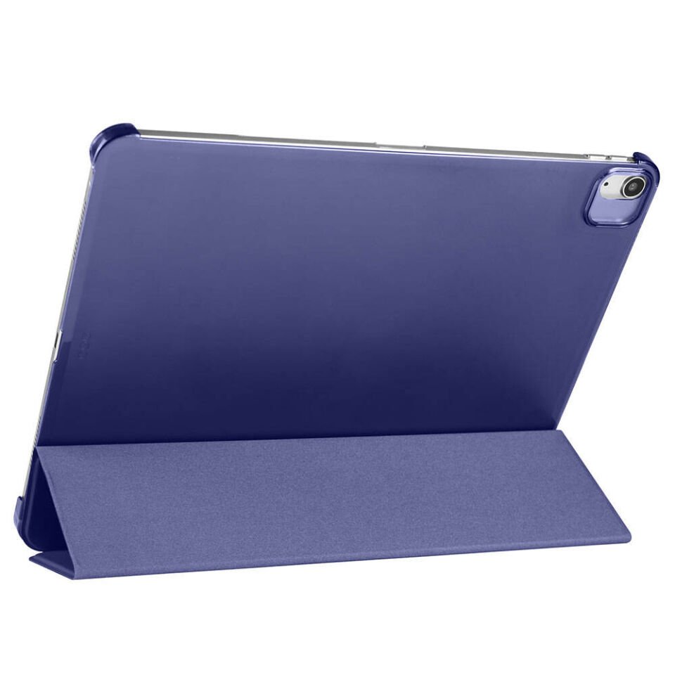 Apple iPad Air 13 2024 Zore Smart Cover Kalem Bölmeli Standlı 1-1 Kılıf Lacivert