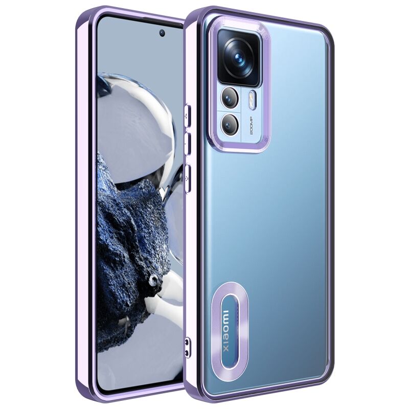 Xiaomi Mi 12T Kılıf Kamera Korumalı Logo Gösteren Zore Omega Kapak