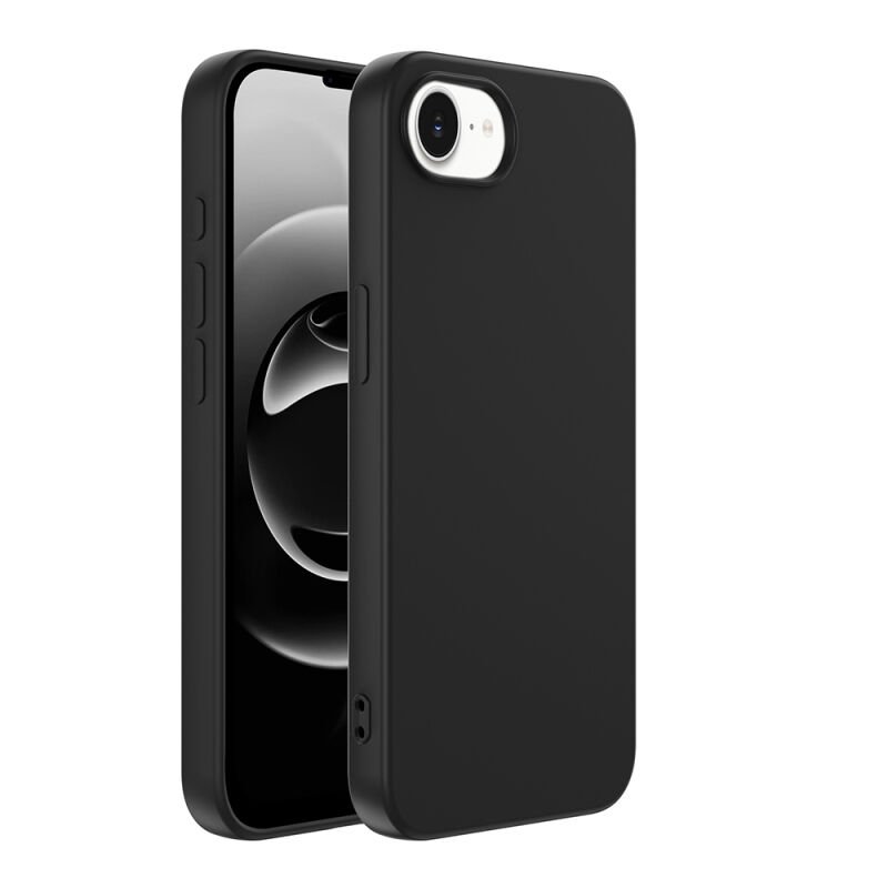 Apple iPhone 16E Kılıf Zore Mara Lansman Kapak Siyah