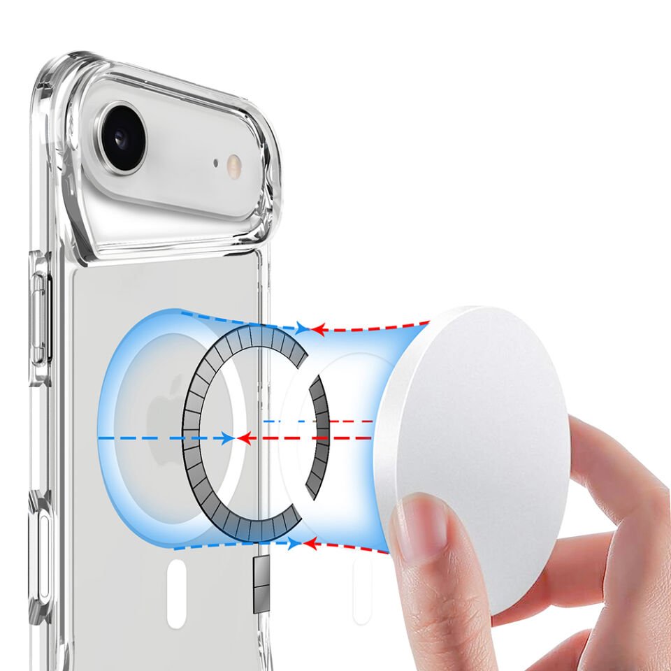 Apple iPhone 17 Air Kılıf Zore M-safe Şarj Özellikli T-Max M-safe Kapak