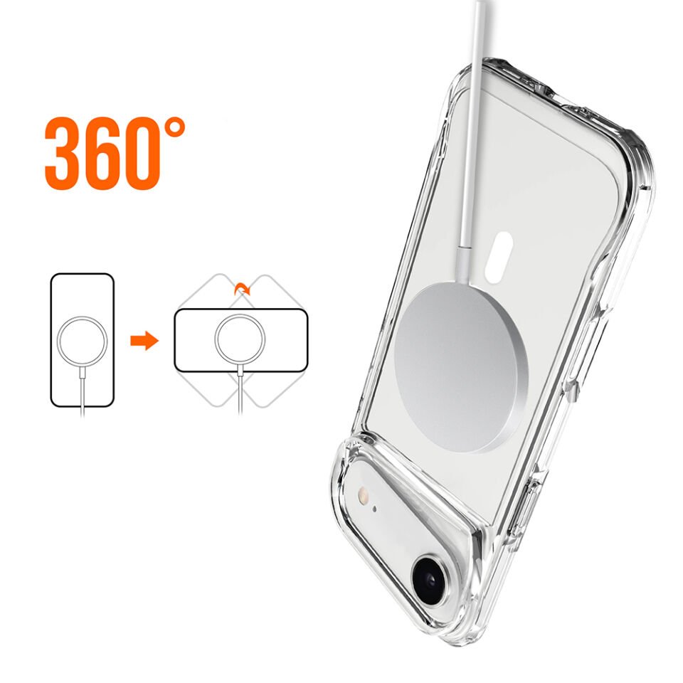 Apple iPhone 17 Air Kılıf Zore M-safe Şarj Özellikli T-Max M-safe Kapak