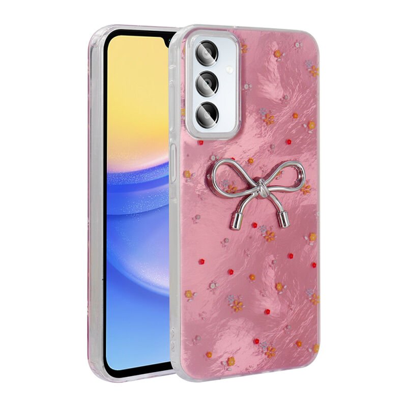 Galaxy A15 Kılıf Kamera Korumalı Figürlü Zore Ponti Silikon Kapak