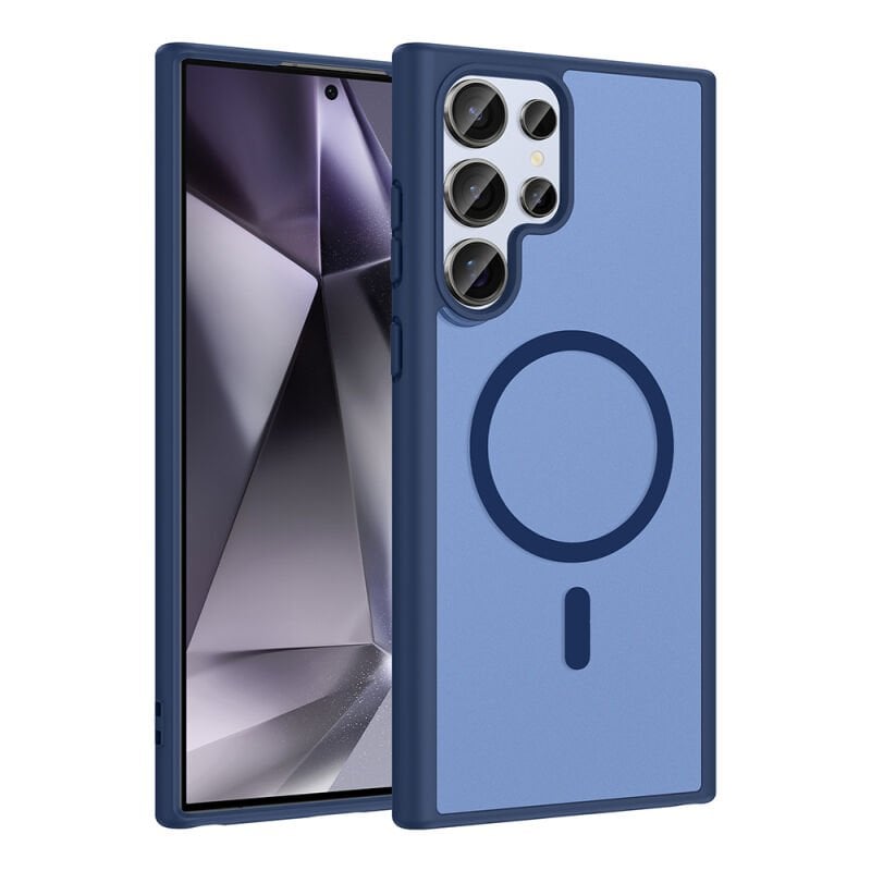 Galaxy S24 Ultra Kılıf M-safe Şarj Özellikli Zore Babet Kapak