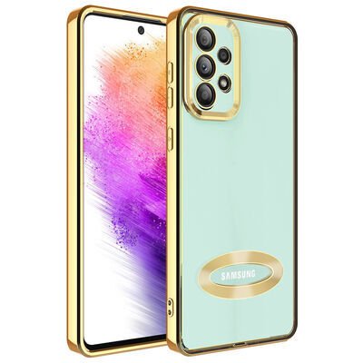 Galaxy A73 Kılıf Kamera Korumalı Logo Gösteren Zore Omega Kapak