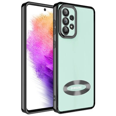 Galaxy A73 Kılıf Kamera Korumalı Logo Gösteren Zore Omega Kapak