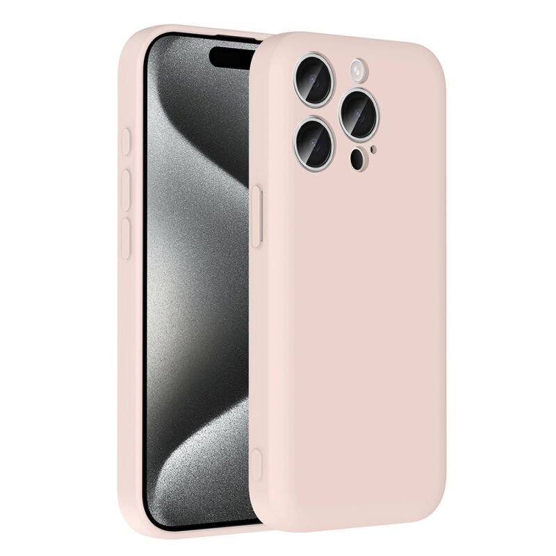 Apple iPhone 15 Pro Max Kılıf Kamera Korumalı Kartlık Hazneli Zore Vitra Kapak