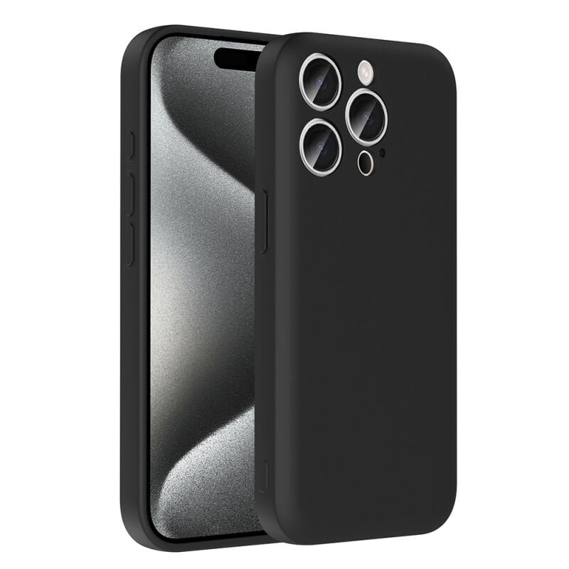 Apple iPhone 15 Pro Max Kılıf Kamera Korumalı Kartlık Hazneli Zore Vitra Kapak