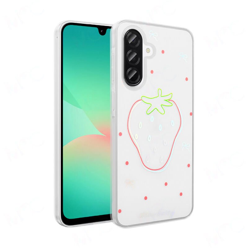 Galaxy A26 Kılıf Şeffaf Figürlü Zore Folk Sert Kapak