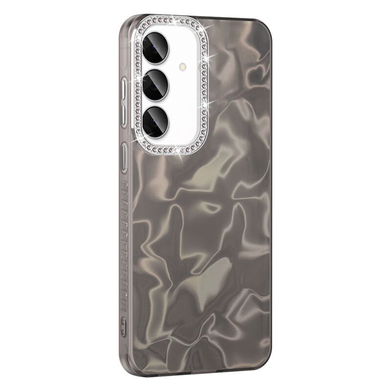 Galaxy S24 FE Kılıf Airbagli Parlak Taş Detay Tasarımlı Zore Esila Kapak