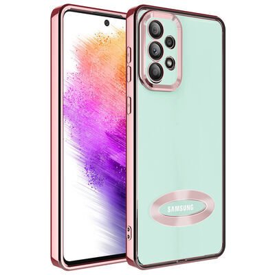 Galaxy A33 5G Kılıf Kamera Korumalı Logo Gösteren Zore Omega Kapak