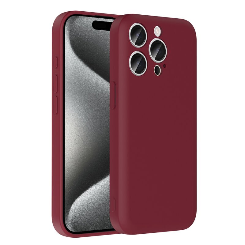 Apple iPhone 15 Pro Kılıf Kamera Korumalı Kartlık Hazneli Zore Vitra Kapak