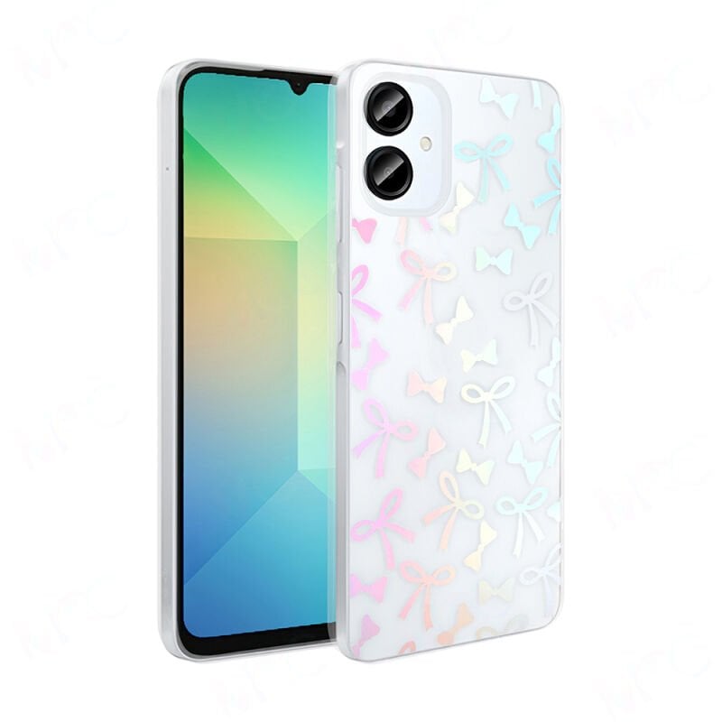 Galaxy A06 Kılıf Şeffaf Figürlü Zore Folk Sert Kapak