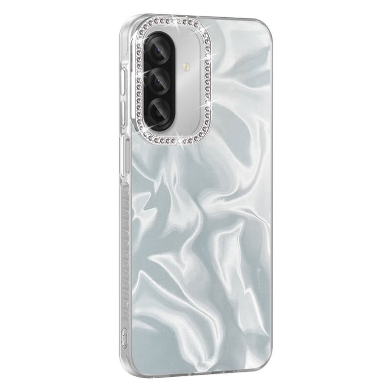 Galaxy A17 Kılıf Airbagli Parlak Taş Detay Tasarımlı Zore Esila Kapak