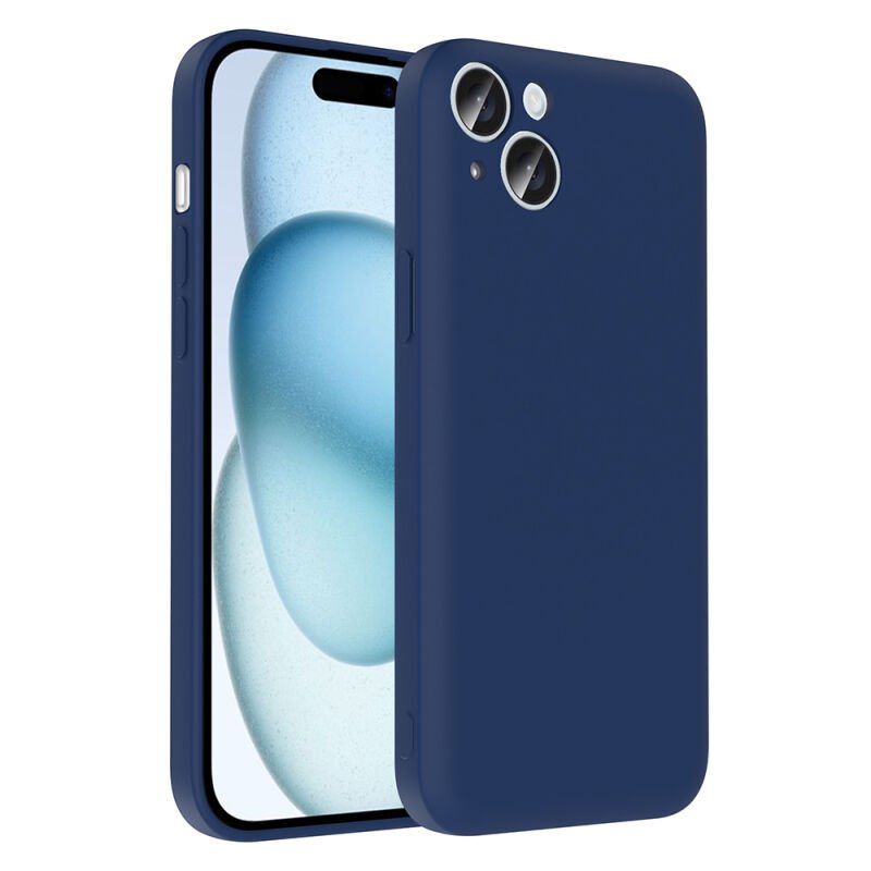 Apple iPhone 15 Kılıf Kamera Korumalı Kartlık Hazneli Zore Vitra Kapak