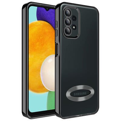 Galaxy A23 Kılıf Kamera Korumalı Logo Gösteren Zore Omega Kapak