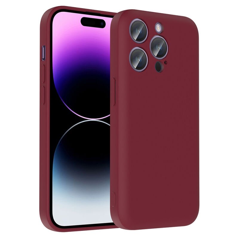 Apple iPhone 14 Pro Max Kılıf Kamera Korumalı Kartlık Hazneli Zore Vitra Kapak