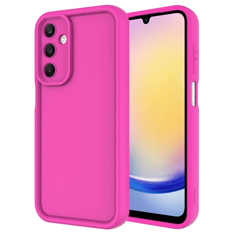 Galaxy A25 Kılıf Kamera Korumalı Zore Ananas Kapak