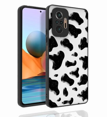 Xiaomi Redmi Note 10 Pro Kılıf Desenli Kamera Korumalı Parlak Zore Nora Kapak