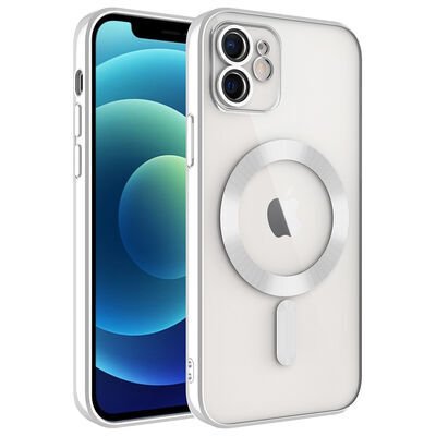 Apple iPhone 11 Kılıf Kamera Korumalı Magsafe Wireless Şarj Özellikli Zore Demre Kapak
