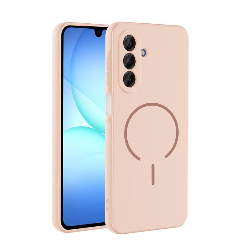 Galaxy A16 Kılıf M-safe Şarj Özellikli Zore Meta Kapak Pembe