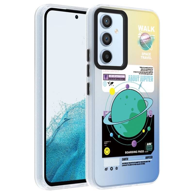 Galaxy A14 Kılıf Desenli Zore Dragon Sert Kapak