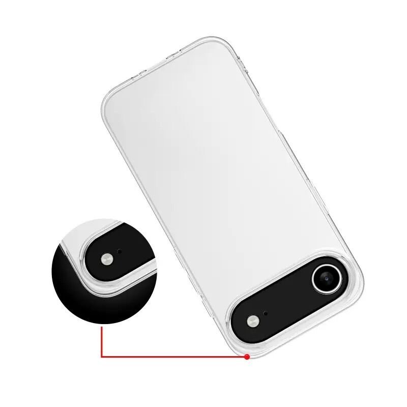 Apple iPhone 17 Air Kılıf Zore Süper Silikon Kapak