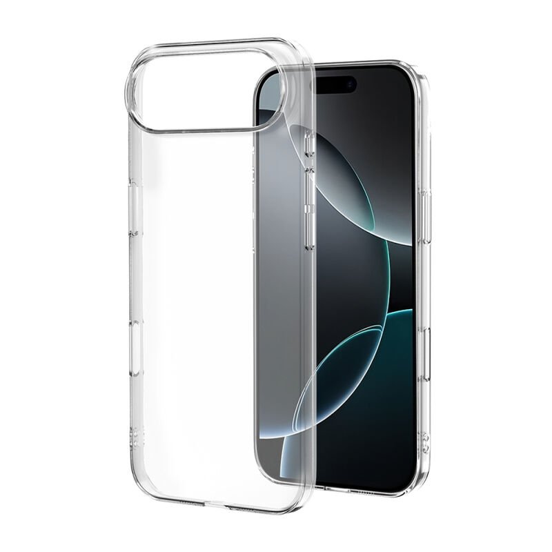 Apple iPhone 17 Air Kılıf Zore Droga Kapak Şeffaf