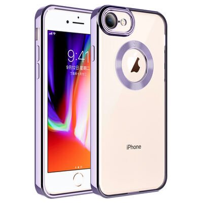 Apple iPhone 7 Kılıf Kamera Korumalı Logo Gösteren Zore Omega Kapak