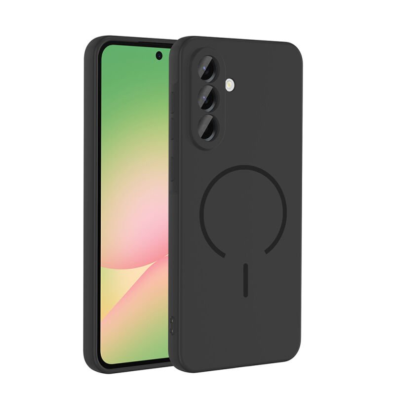 Galaxy A26 Kılıf M-safe Şarj Özellikli Zore Meta Kapak Siyah