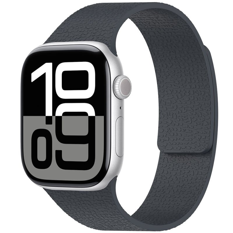 Apple Watch 44mm Zore KRD-136 Kabartma Desenli Silikon Kordon