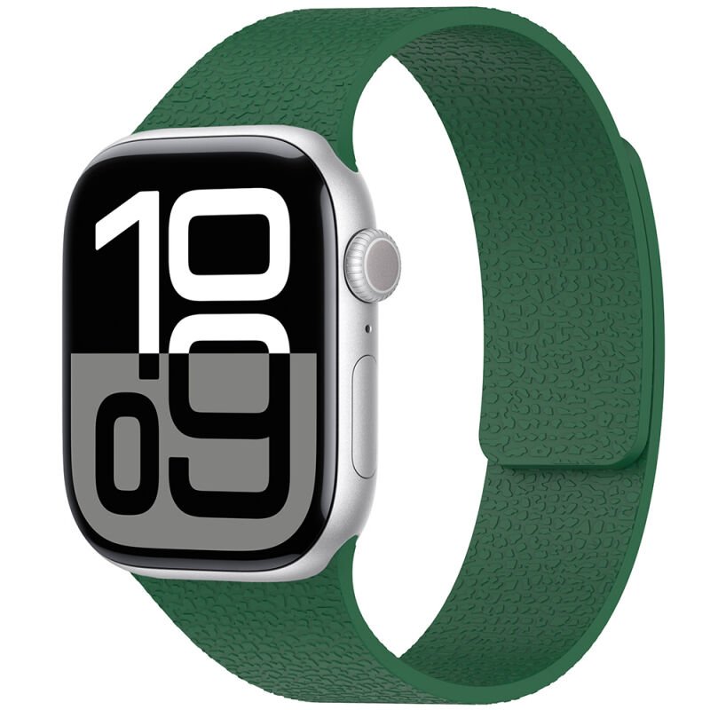 Apple Watch 44mm Zore KRD-136 Kabartma Desenli Silikon Kordon