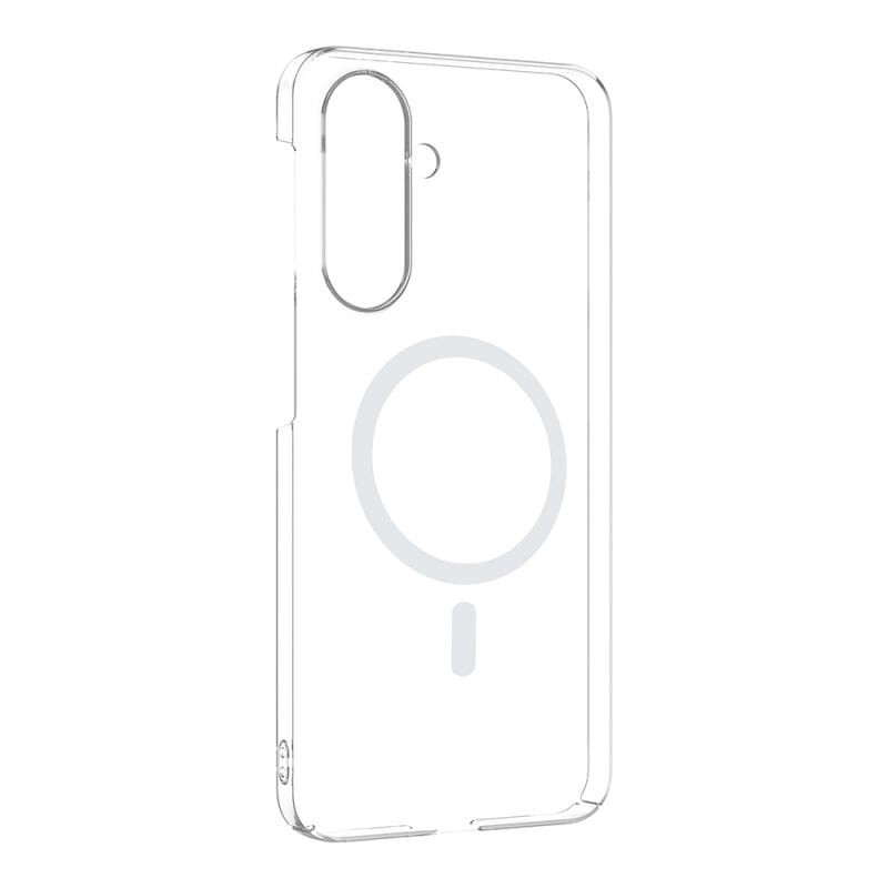 Galaxy A56 Kamera Korumalı M-Safe Şarj Özellikli Şeffaf Zore London Sert PC Kapak