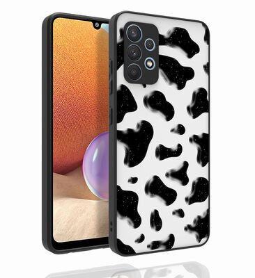 Galaxy A32 4G Kılıf Desenli Kamera Korumalı Parlak Zore Nora Kapak