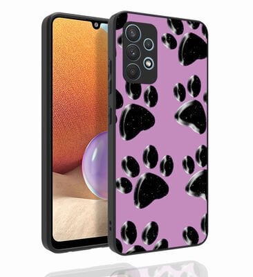 Galaxy A32 4G Kılıf Desenli Kamera Korumalı Parlak Zore Nora Kapak
